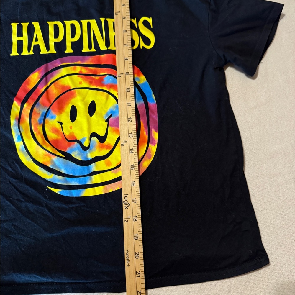 Black Happiness Kids‎ T-Shirt Size Youth Size 11-12 - Picture 3 of 6